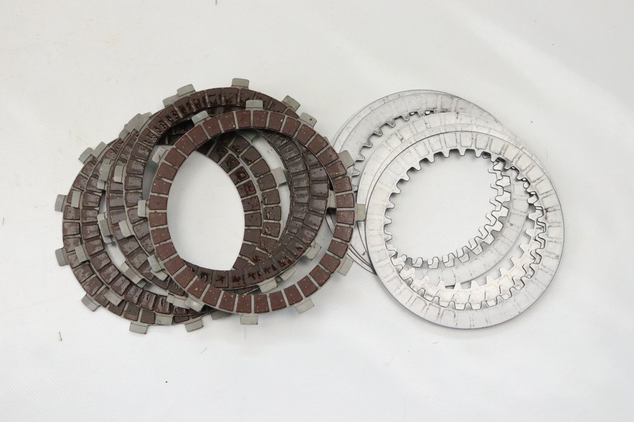 Caltric Friction Plates Caltric Clutch Friction Plates Kit - Compatible With Yamaha XT350 1985-2000 XT350 Repair Parts