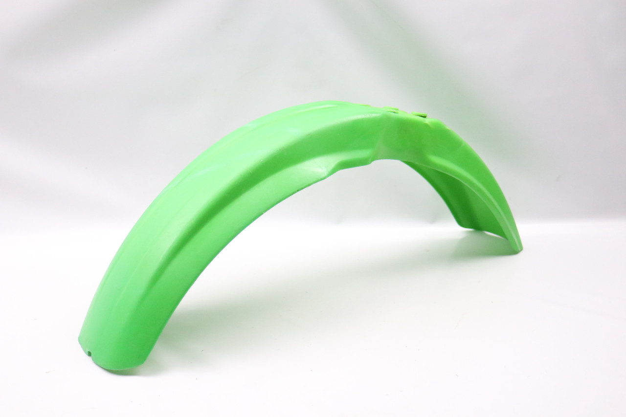 KDX200 KX125 1981-1992 Front Fender Guard Green Kawasaki 35004-1233-6W #164