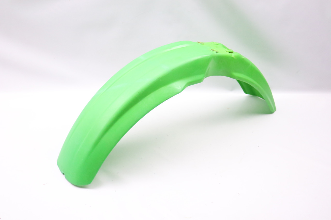 KDX200 KX125 1981-1992 Front Fender Guard Green Kawasaki 35004-1233-6W #164