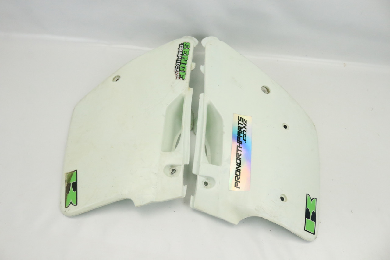 KX125 KX250 1995-1998 Side Panels Cover Plastics Pair Kawasaki KX #98