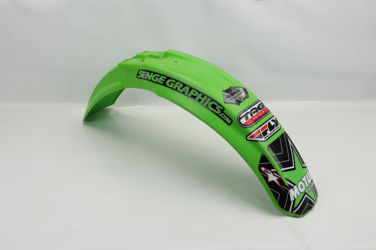 KX125 KX250 93-02 / KX500 92-04 Front Guard Fender Plastic Kawasaki 35004-1318-6W #98