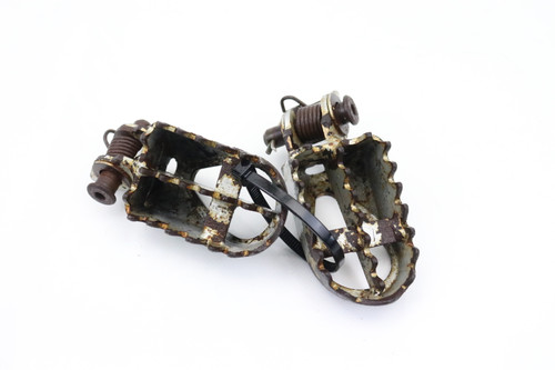 KX65 00-23 Footrests LH+RH Footpegs & Pins Kawasaki #69