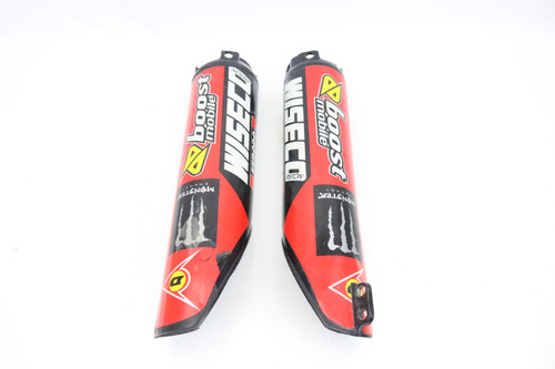 CRF450R 02-03 CR250R 97-03 Fork Tube Guards LH+RH Protectors Honda #57