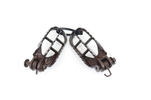 DR-Z400 00-04 DR-Z400E 00-07 Footrests LH+RH Footpegs & Pins Suzuki #238