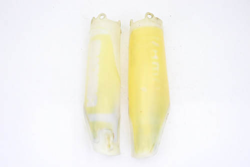 CRF250R 04-14 CRF450R Fork Tube Guards LH+RH Protectors Honda 51610-MEN-000ZA #250