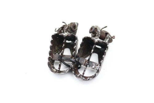 KX65 00-23 Footrests LH+RH Footpegs & Pins Kawasaki 34028-1529-CE #251