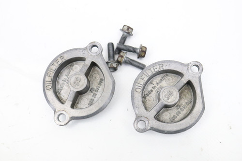 250-525 EXC SX XC 2000-2010 Oil Filter Cover Caps Pair KTM 59038041000 #270
