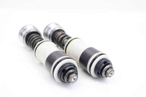YZ250F 2005 Fork Top Cap Adjusters Pair Yamaha 5XC-2316A-N0-00 #187