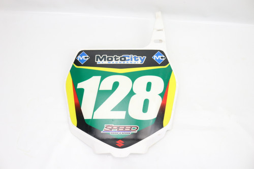 RM-Z250 07-09 RM-Z450 05-07 Front Number Board Plastic Suzuki 94911-37F02-30H #308