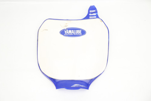 YZ125 00-04 YZ250F 01-04 Front Number Board Plastic Yamaha 5HD-23485-11-00 #317