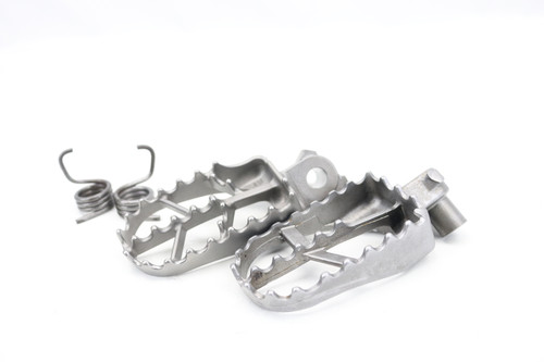 KX125 2005 Footrests LH+RH Footpegs Kawasaki #345
