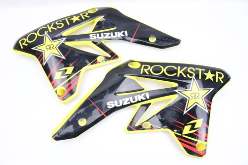 RM-Z250 2007-2009 Tank Shrouds Tank Plastics Pair Suzuki 17762-10H00-YU1 #349