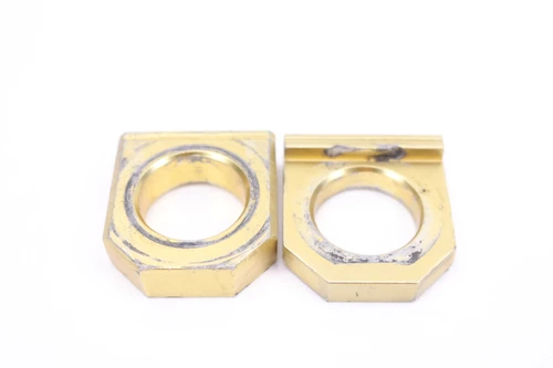 RM-Z250 07-09 RM-Z450 05-07 Rear Chain Adjuster Blocks Suzuki 61445-35G00 #349