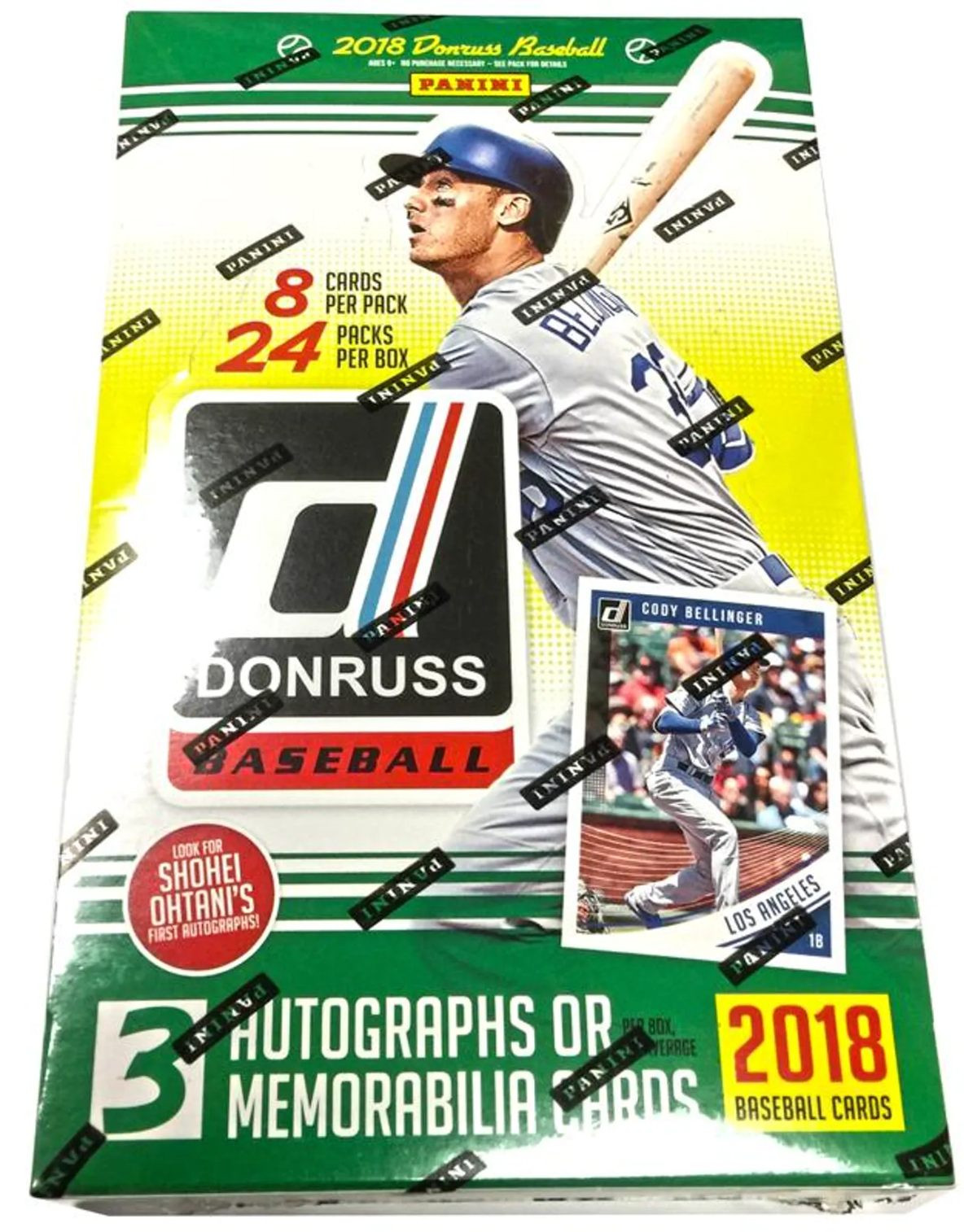 野球カード　2018 BASEBALL CARDS Panini donruss 2018 Panini Donruss Baseball Hobby Box