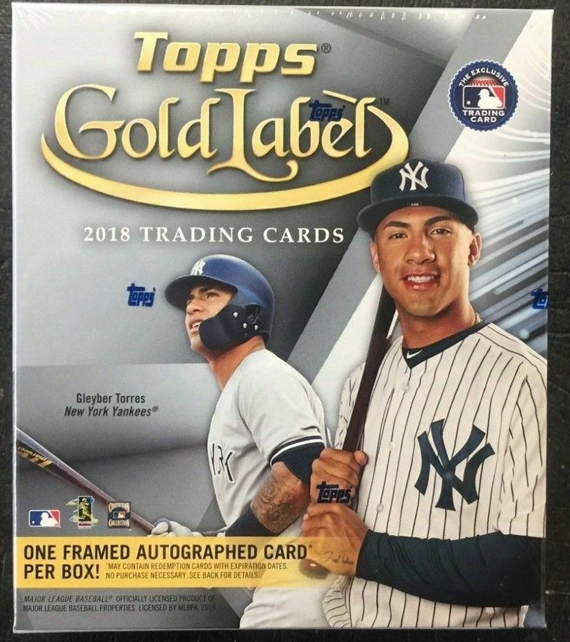 2018 Topps Gold Label Baseball Hobby Box