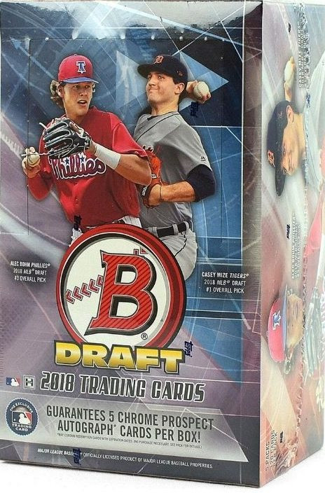 その他 2018 Bowman DRAFT 2018 Bowman Draft Baseball Hobby Super Jumbo 6 Box Case