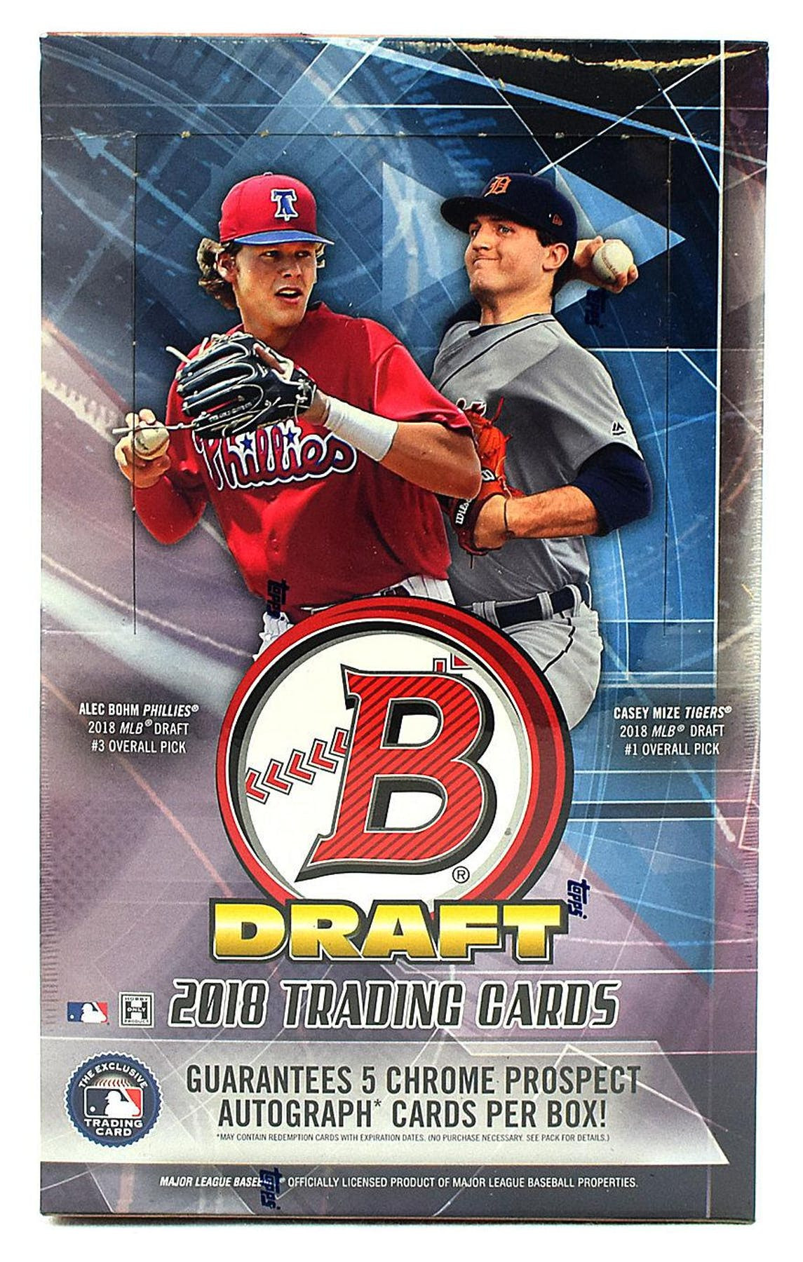 2018 Bowman Draft Baseball Super Jumbo Hobby Box