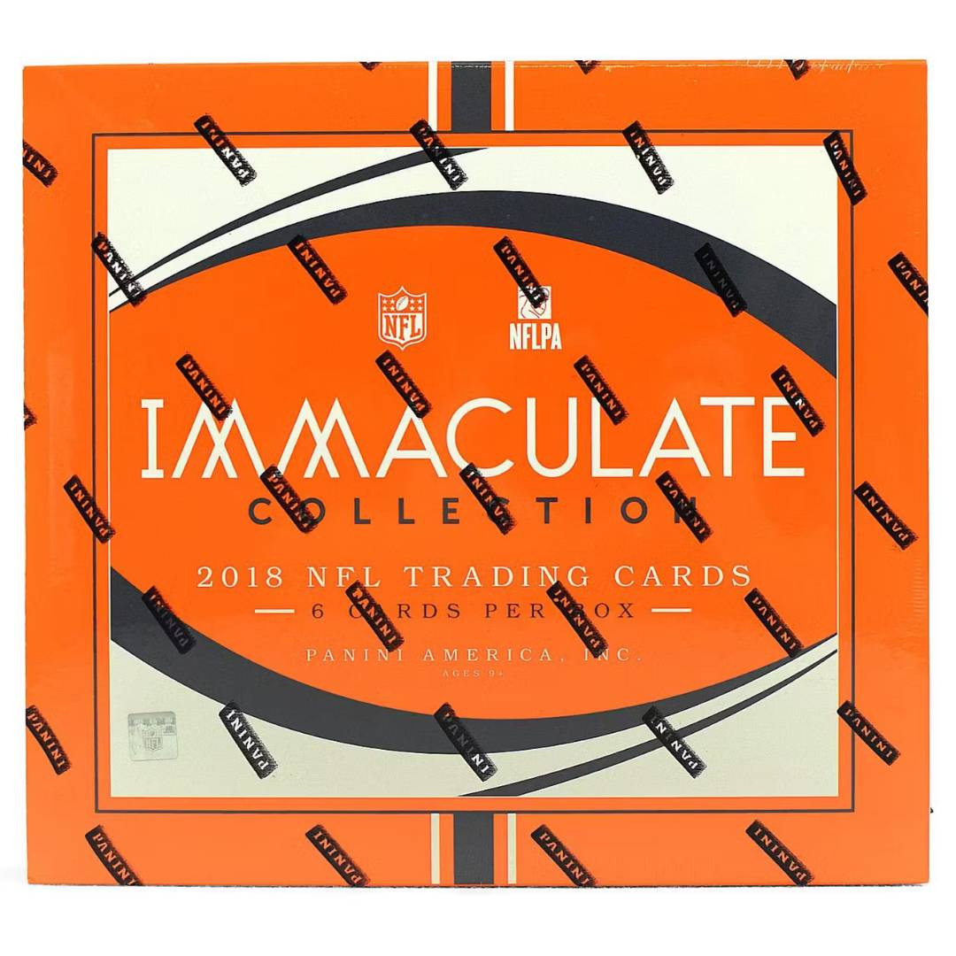 2018 Panini Immaculate Collection Football Hobby 6 Box Case