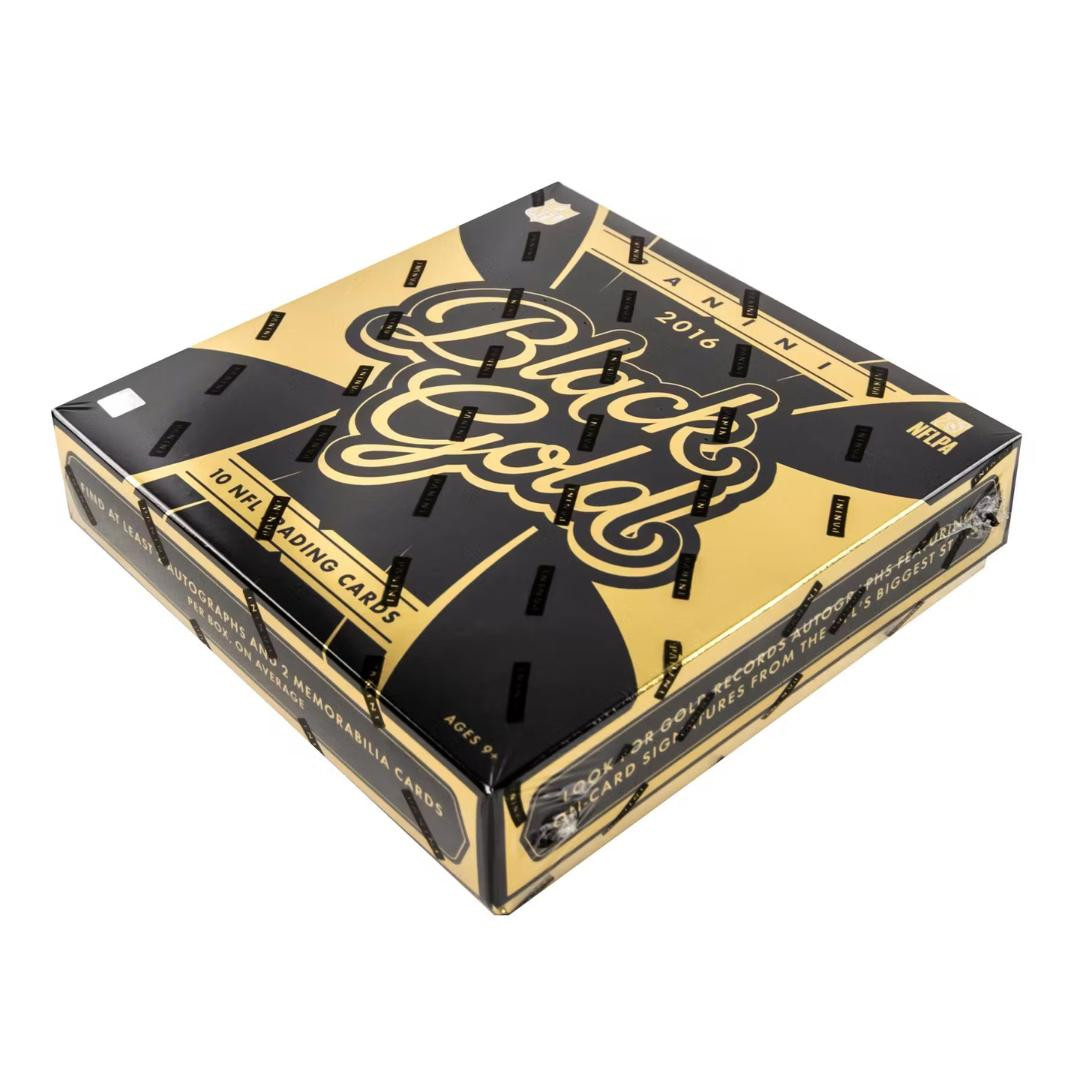 2016 Panini Black Gold Football Hobby 8 Box Case
