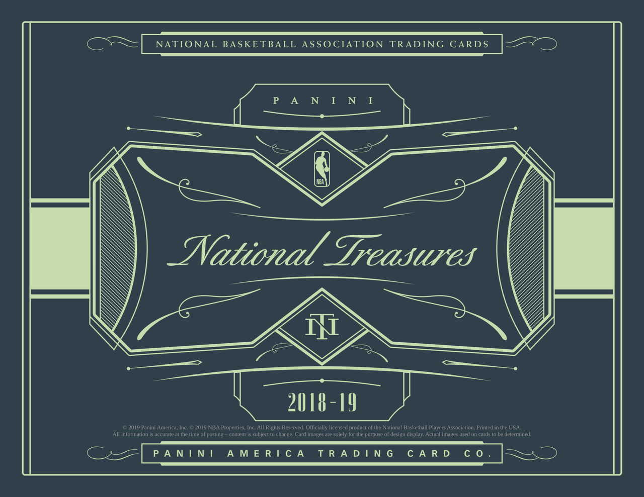 2018/19 Panini National Treasures Basketball Hobby Box
