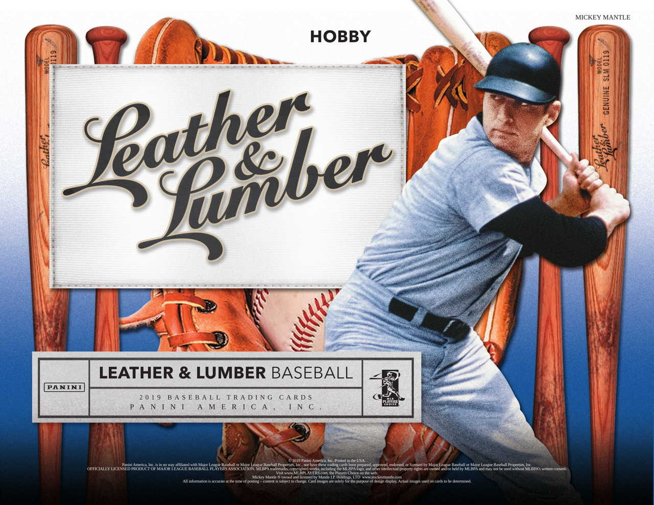 2019 Panini Leather and Lumber Baseball Hobby Box