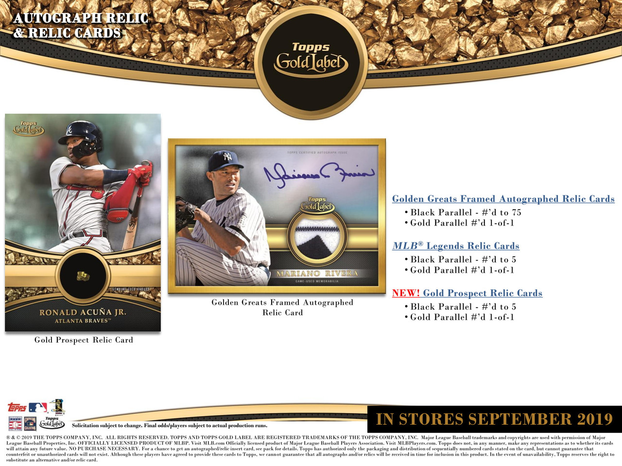 2019 Topps Gold Label Baseball Hobby Box