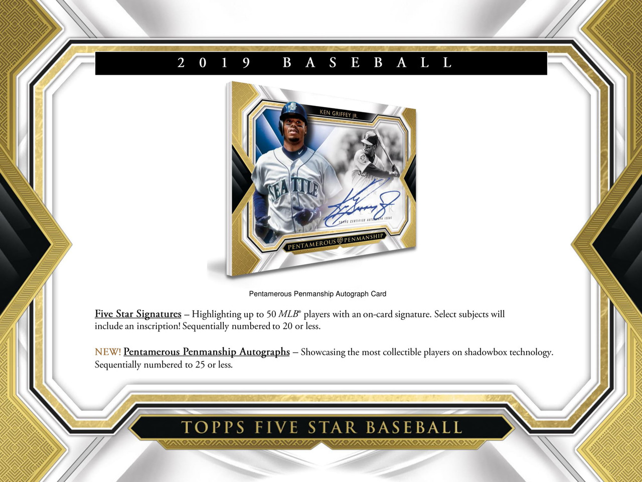 2019 Topps Five Star Baseball Hobby Box