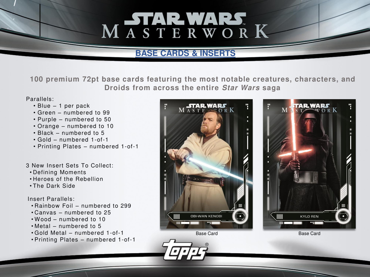 2019 Topps Star Wars Masterwork Hobby Box