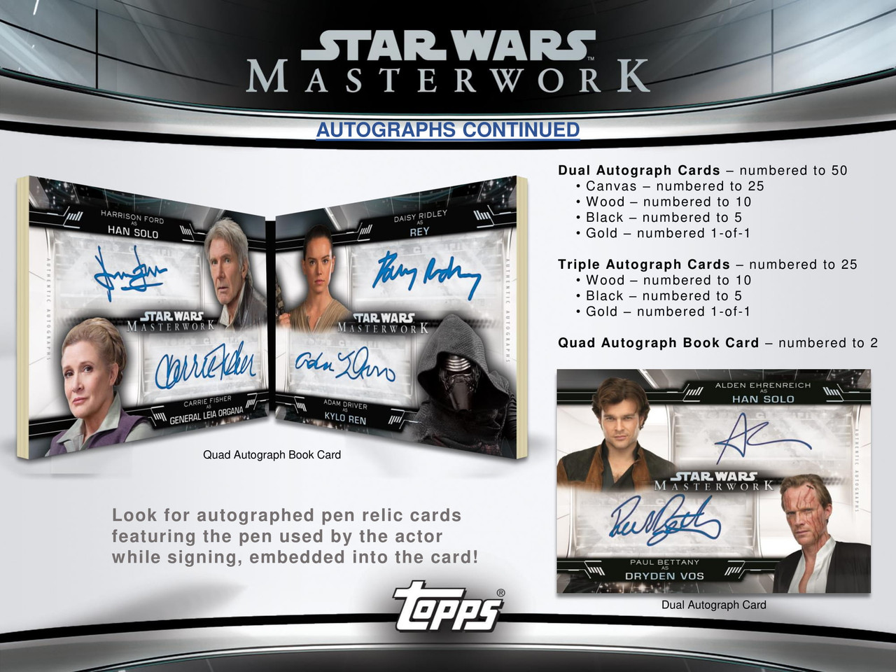 2019 Topps Star Wars Masterwork Hobby Box