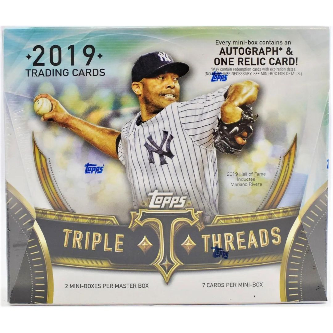 2019 Topps Triple Threads Baseball Hobby 18 Box Case