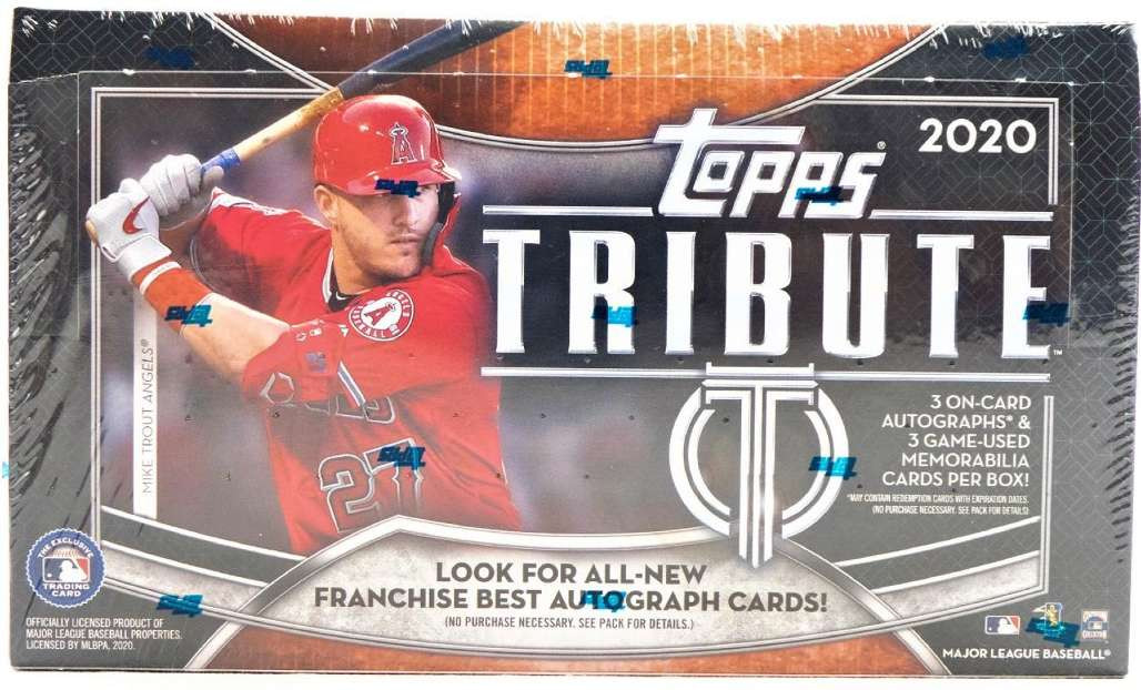 2020 Topps Tribute Baseball Hobby 6 Box Case - Free Shipping