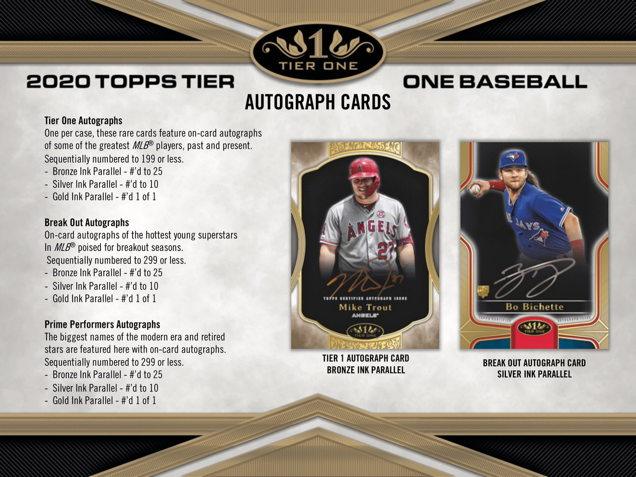 2020 Topps Tier One Baseball Hobby Box