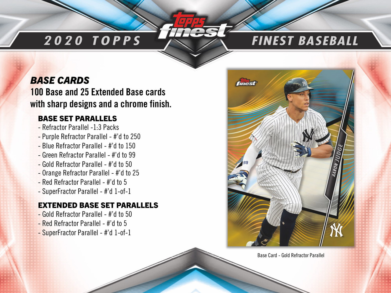 2020 Topps Finest Baseball Hobby Box - Free Shipping | Diamond