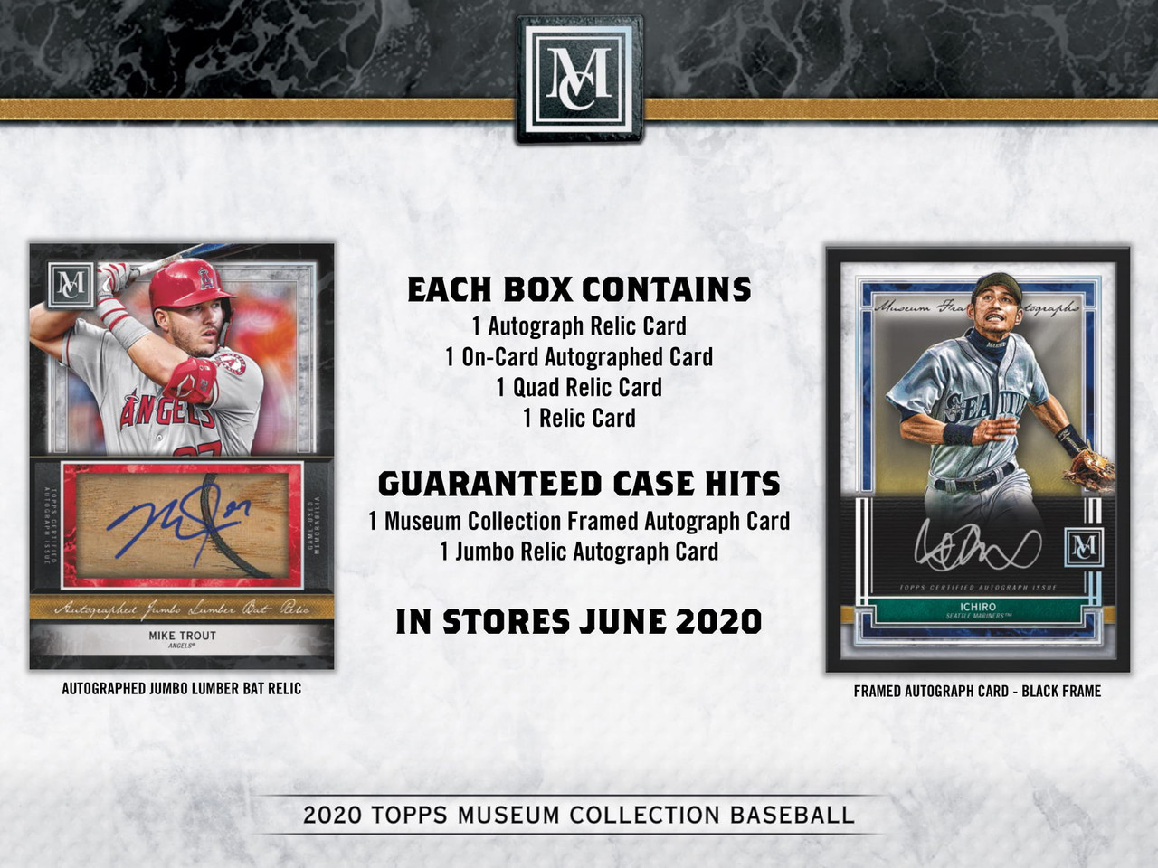 2020 Topps Museum Collection Baseball Hobby Box - Free Shipping 