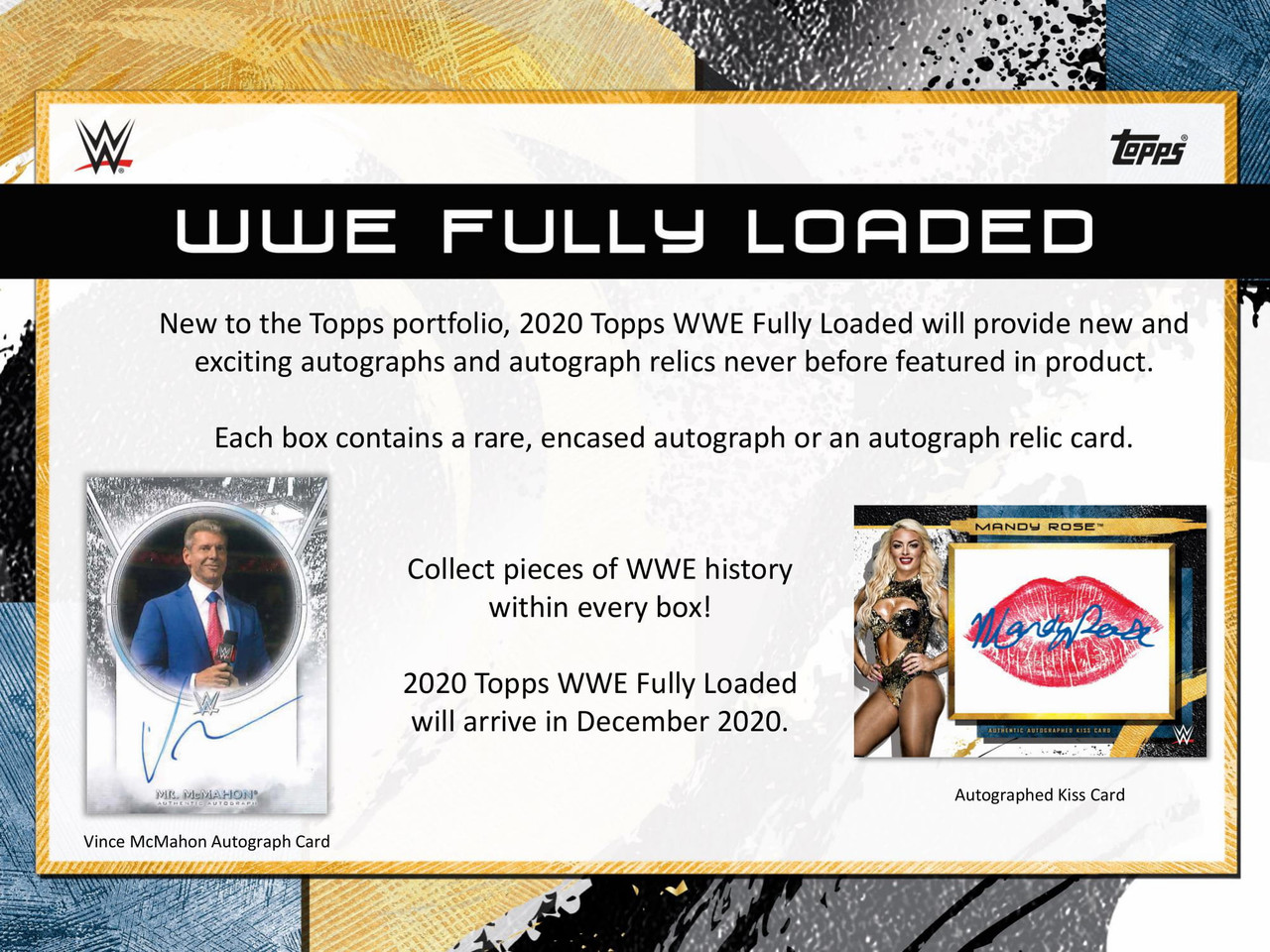 2020 Topps WWE Fully Loaded Wrestling Hobby 20 Box Case