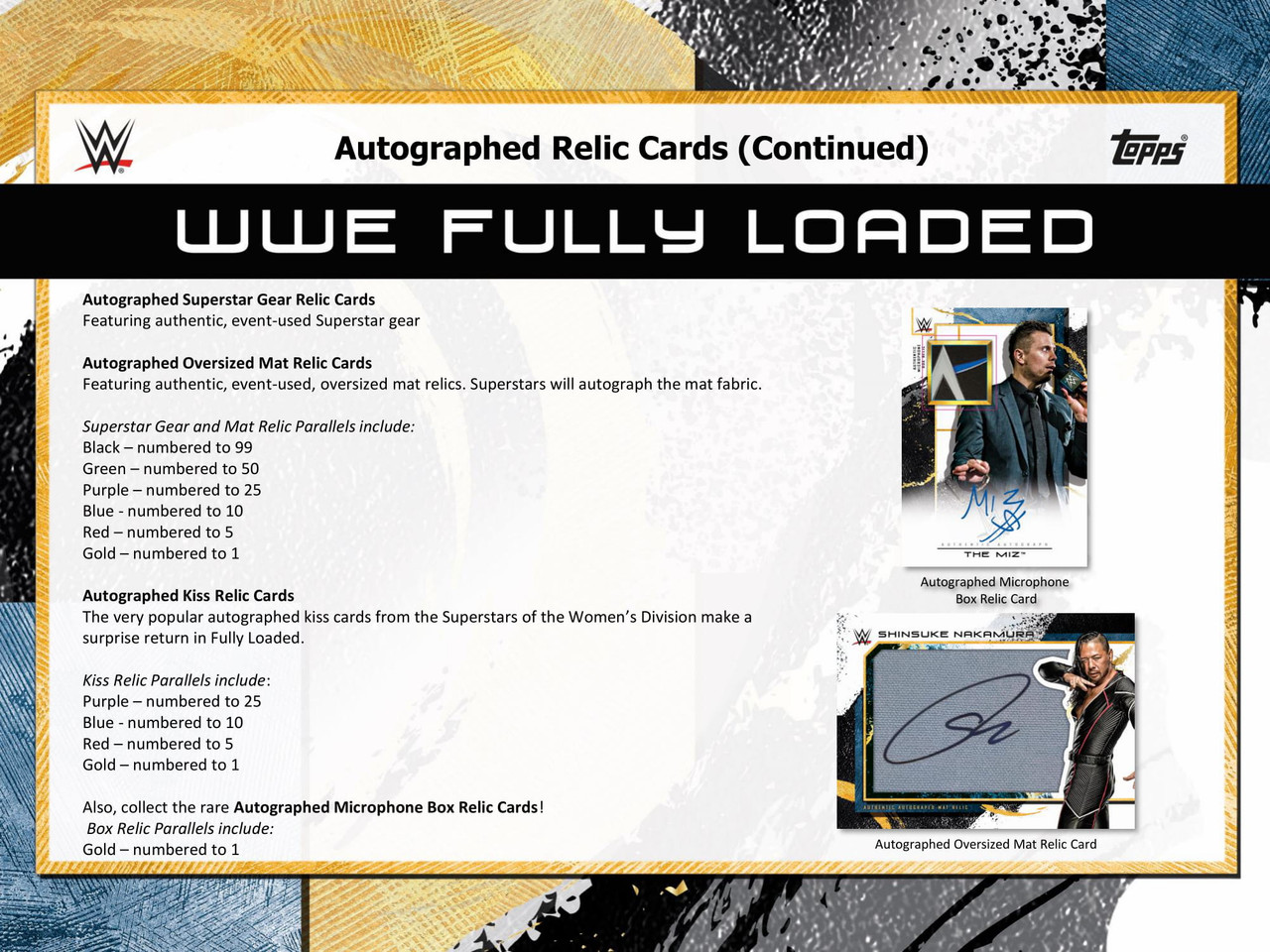 2020 Topps WWE Fully Loaded Wrestling Hobby 20 Box Case