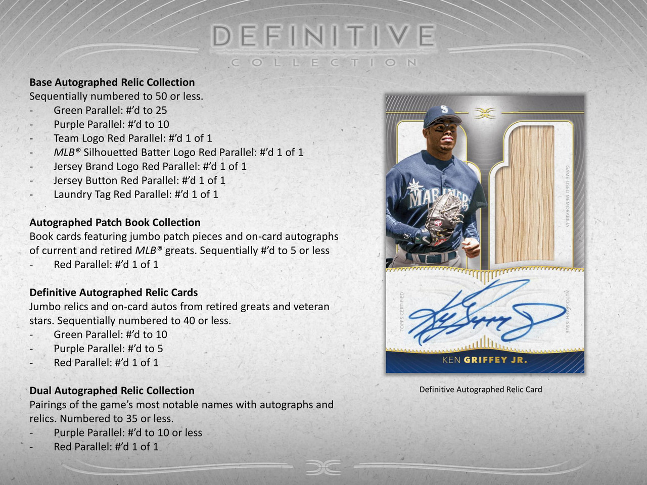 2021 Topps Definitive Baseball Hobby Box