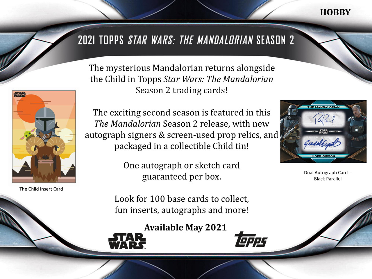 2021 Topps Star Wars The Mandalorian Season 2 Hobby Box