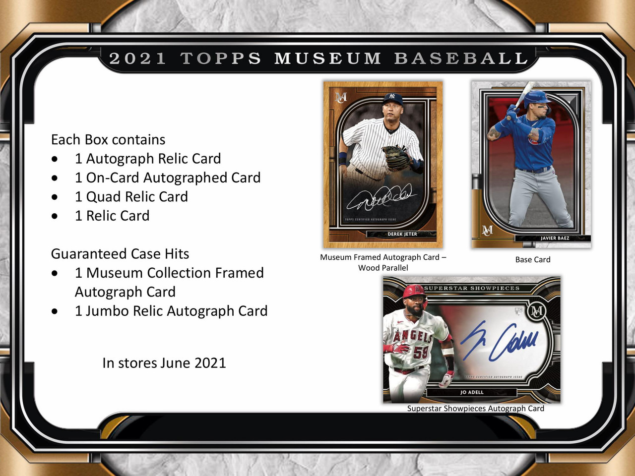 2021 Topps Museum Collection Baseball Hobby 12 Box Case