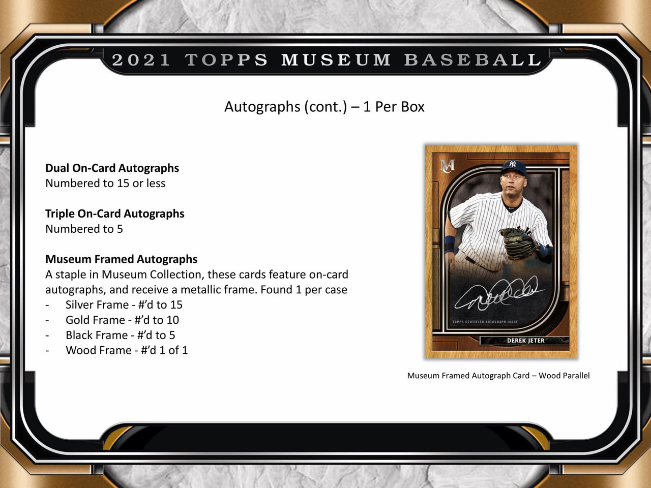 2021 Topps Museum Collection Baseball Hobby 12 Box Case