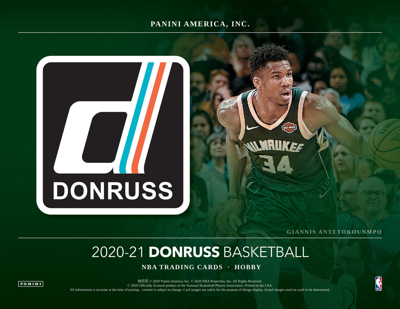 NBA 2020-2021 CHOICE DONRUS Box 新品未開封 2020/21 Panini Donruss Basketball Hobby Box