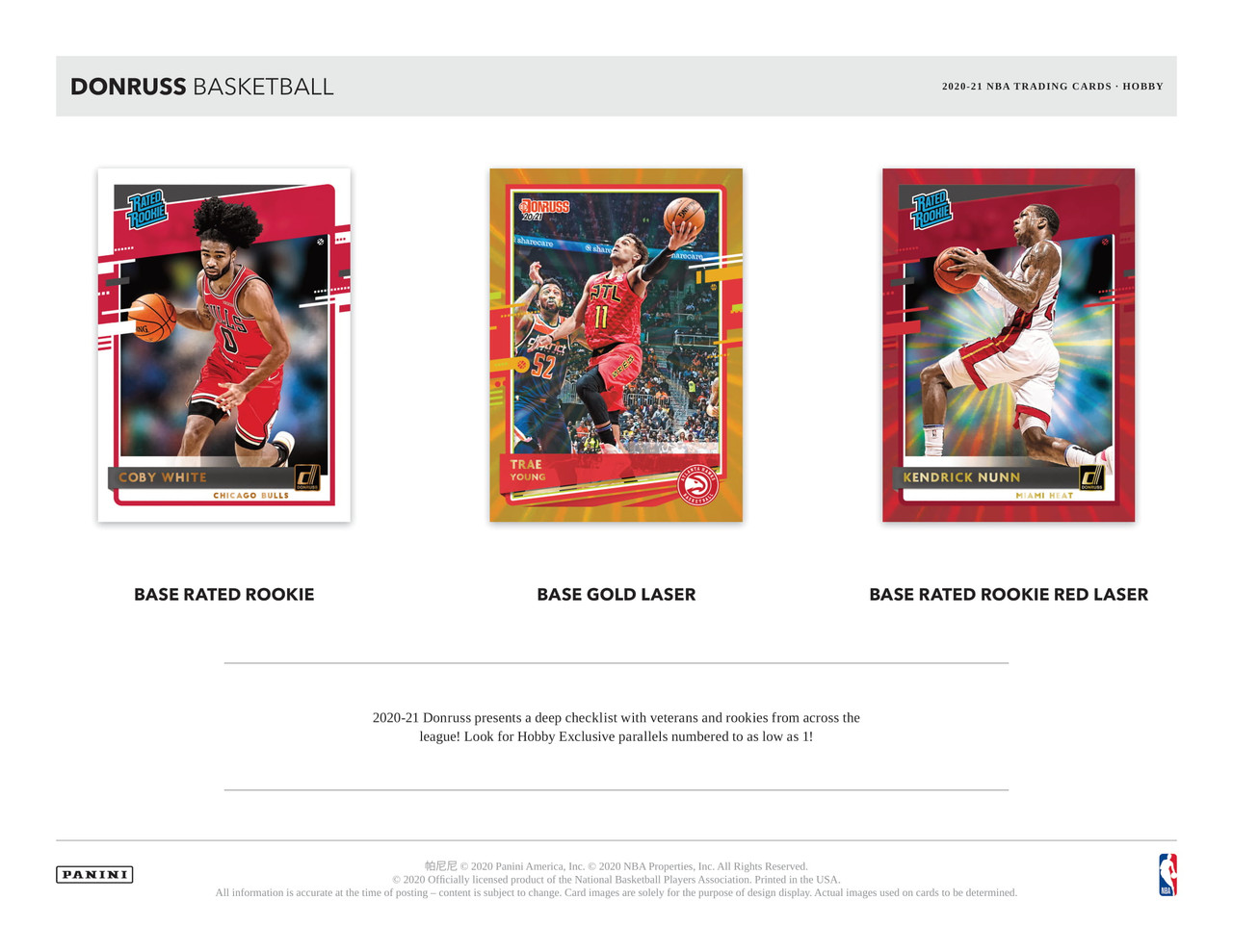 2020/21 Panini Donruss Basketball Hobby Box