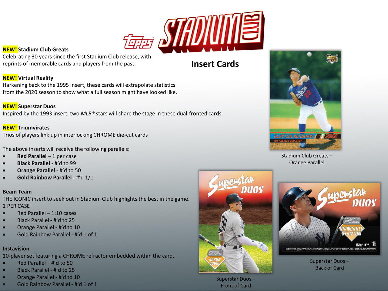 2021 Topps Stadium Club Baseball Hobby Box