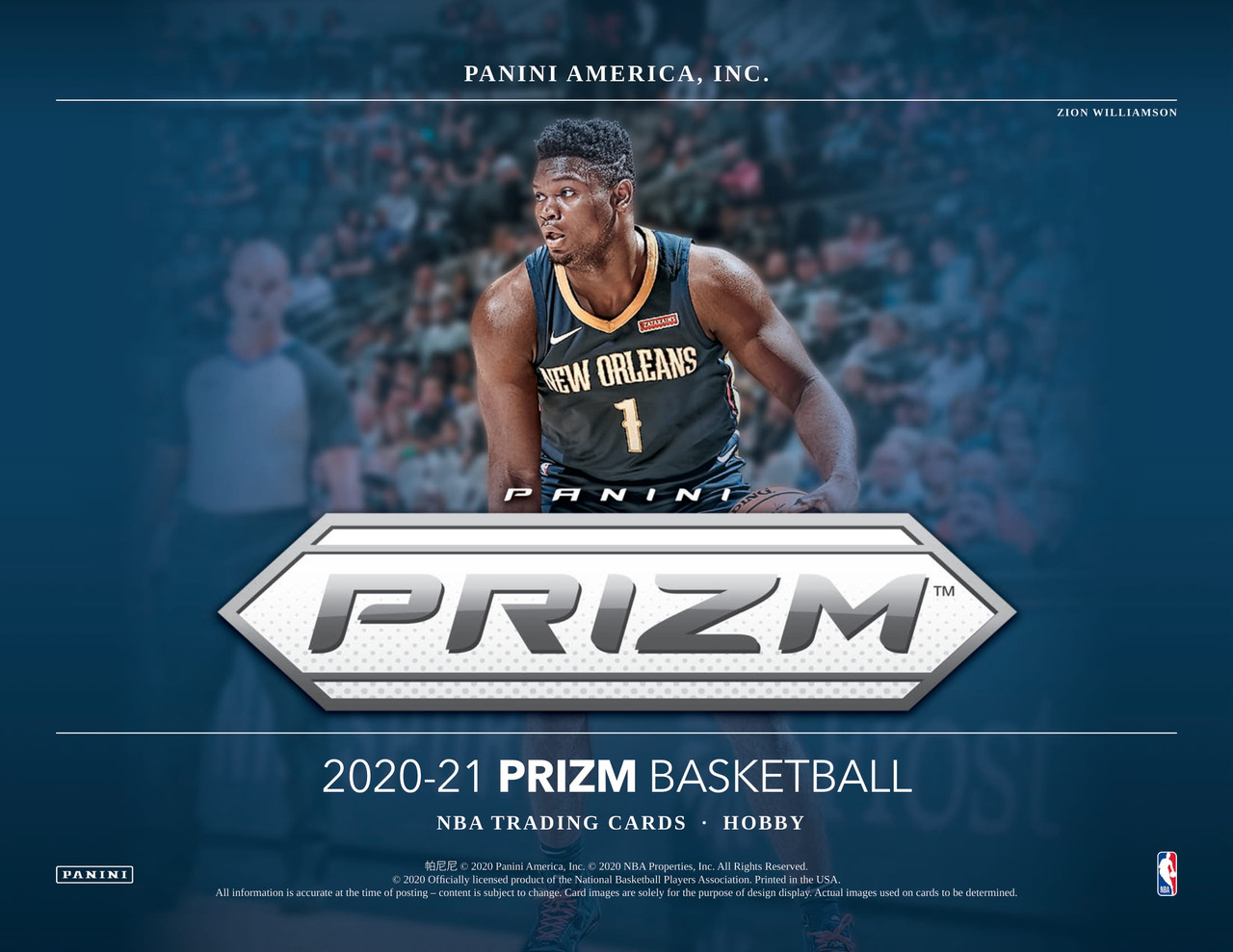 2020-21 Panini Prizm Basketball Hobby Box