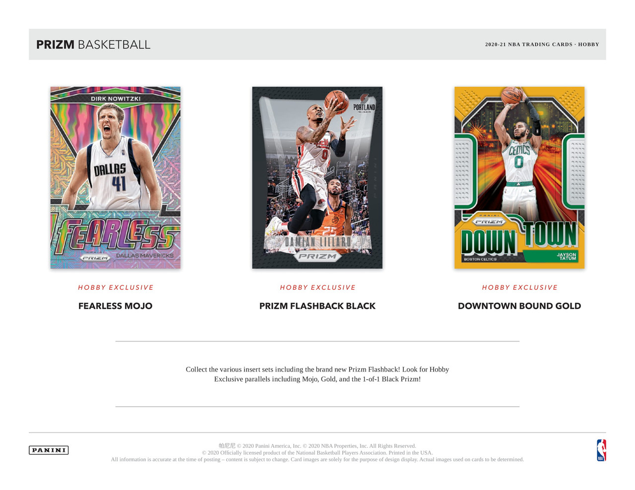 2020-21 Panini Prizm Basketball Hobby Box