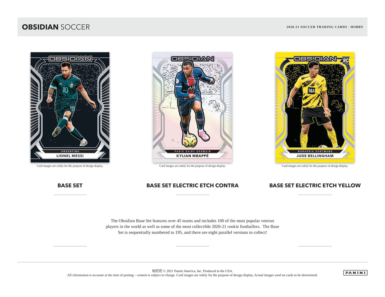 2020/21 Panini Obsidian Soccer Hobby Box
