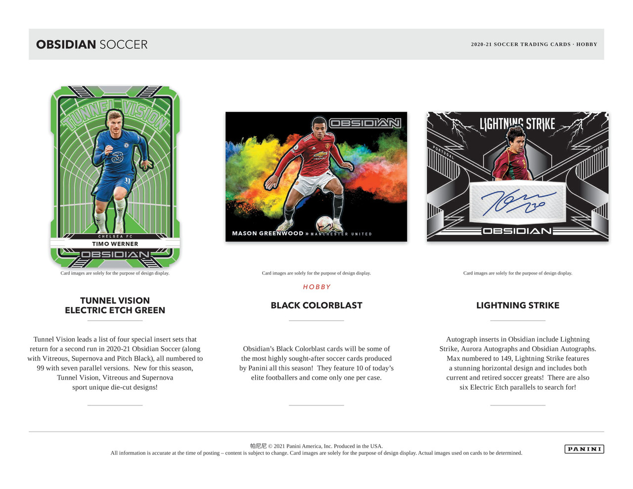 スポーツ選手 2020-21 PANINI OBSIDIAN SOCCER CORONA 2020/21 Panini Obsidian Soccer Hobby Box