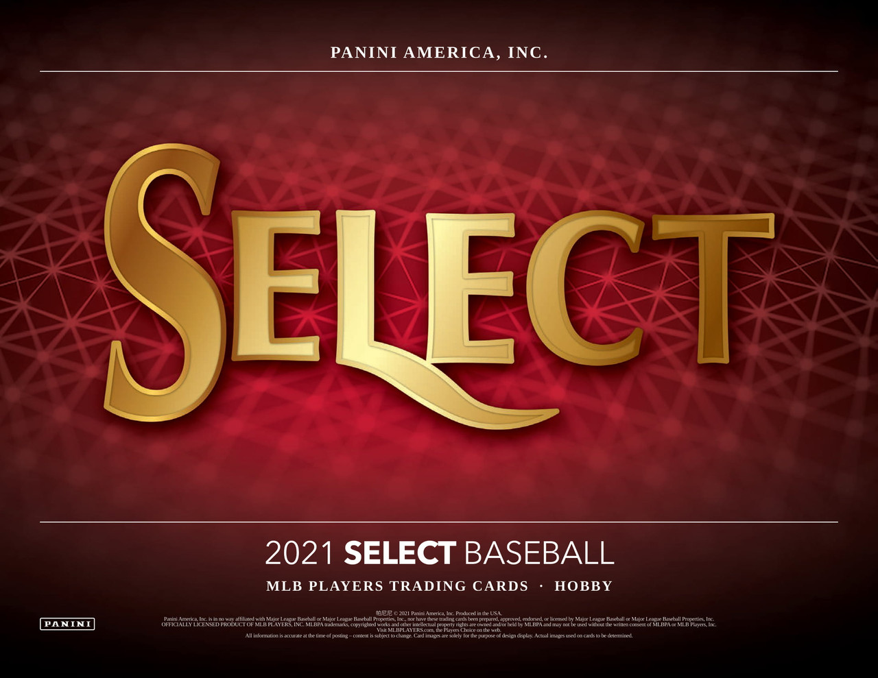 2021 Panini Select Baseball Hobby Box
