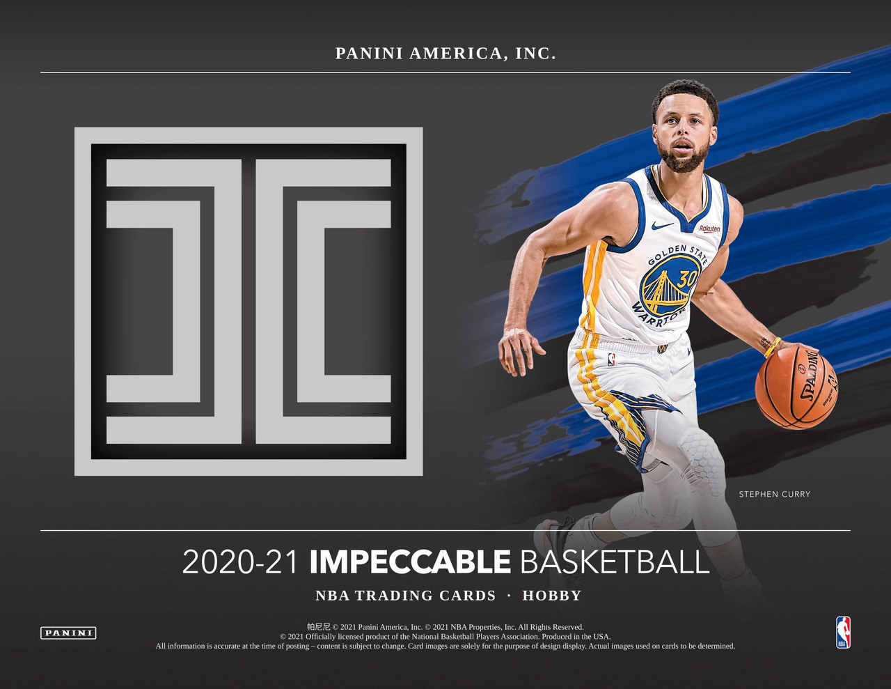 2020/21 Panini Impeccable Basketball Hobby Box 2020/21 Panini Impeccable Basketball Hobby Box
