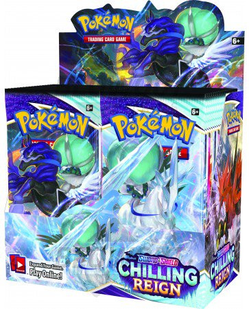 chilling reign booster box stockx Pokemon Sword & Shield Chilling Reign Booster Box
